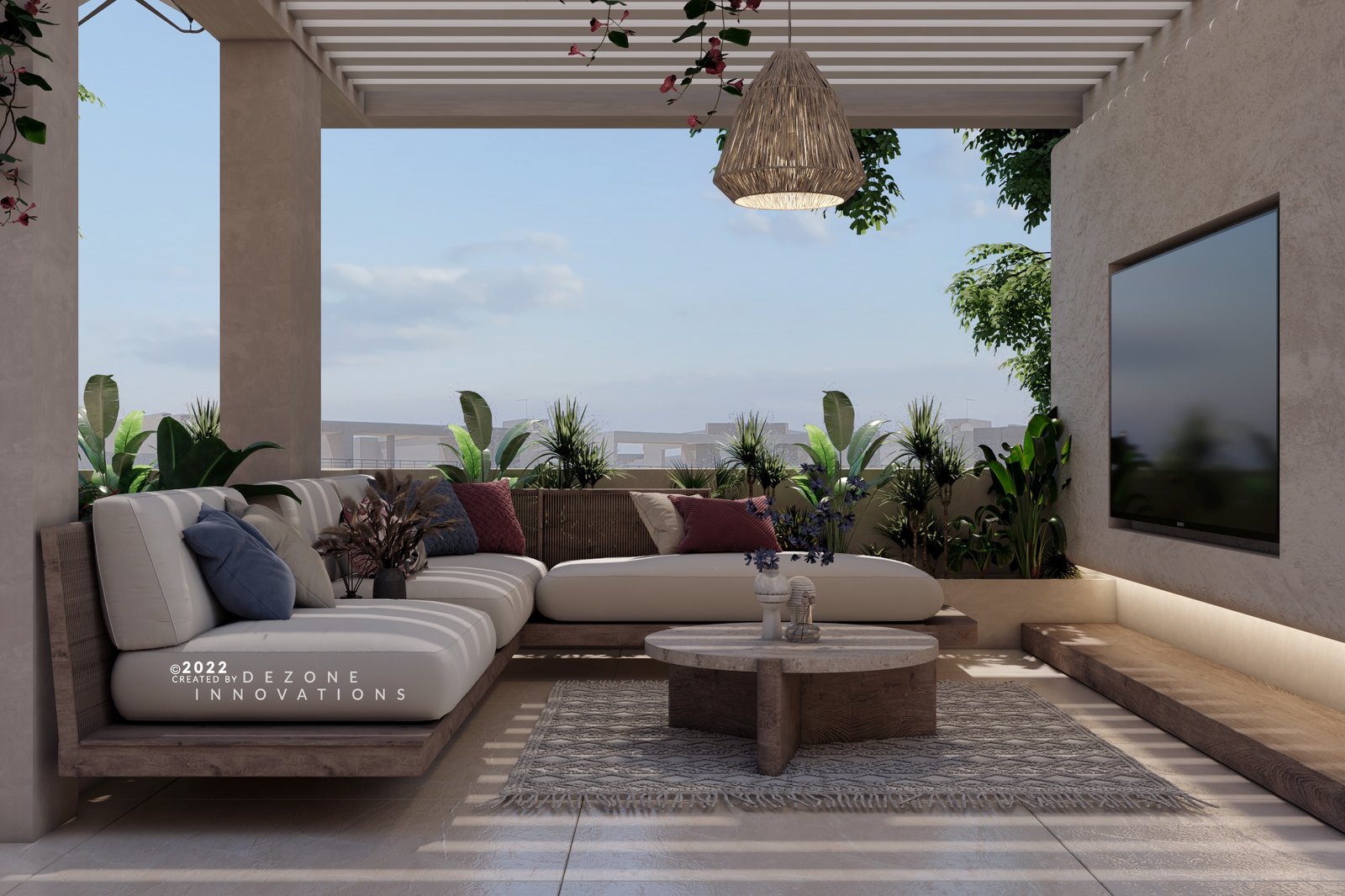 Penthouse Apartment - DEZONE - Penthouse Apartment Rooftop Deck Footprint Drainage
